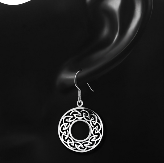 Round Celtic Knot Earrings