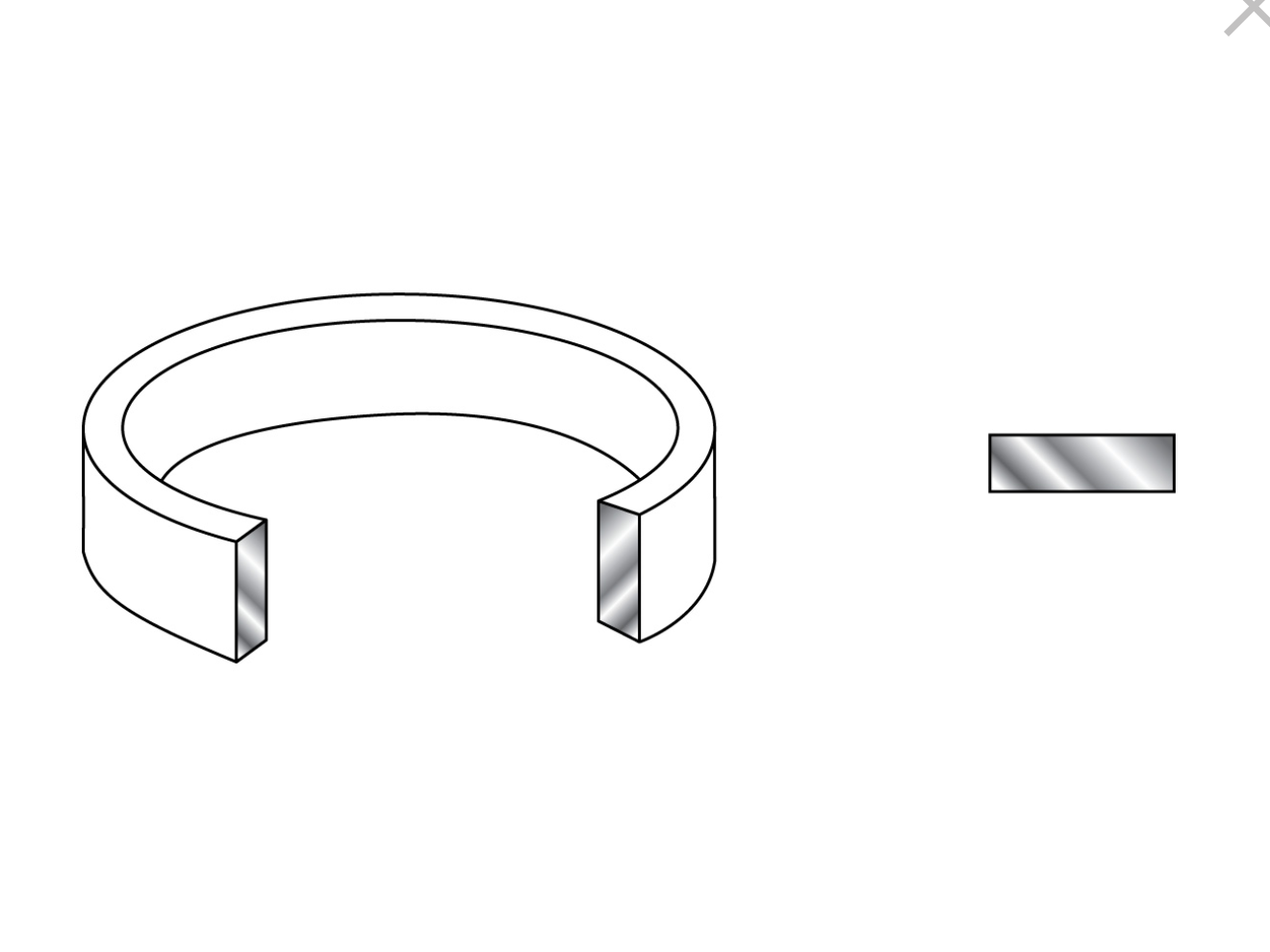 9ct Yellow Gold Court Wedding Ring