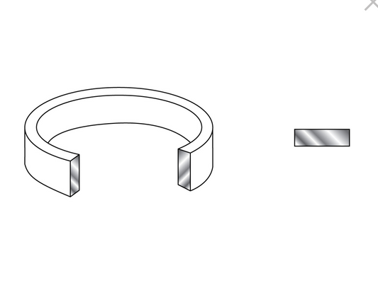 9ct Yellow Gold Court Wedding Ring