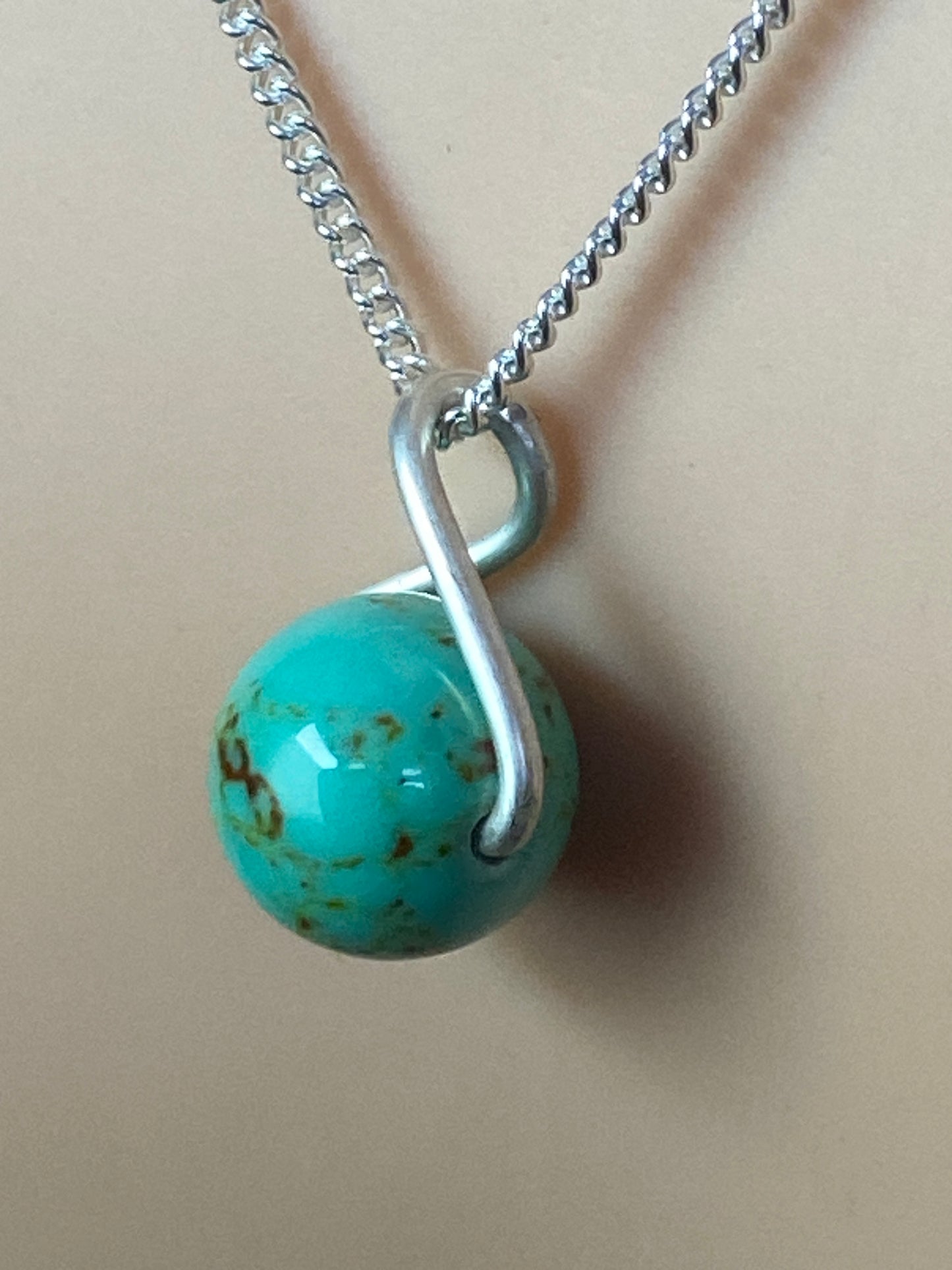 Turquoise Silver necklace