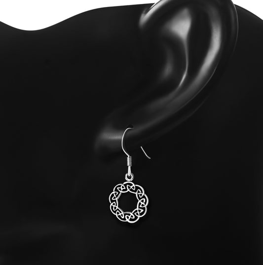 Celtic Knot sterling silver Earrings