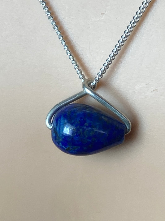 Lapis lazuli Silver necklaces