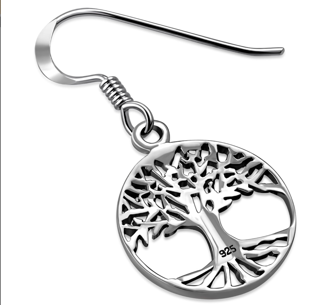 Celtic Tree of Life Silver Earrings