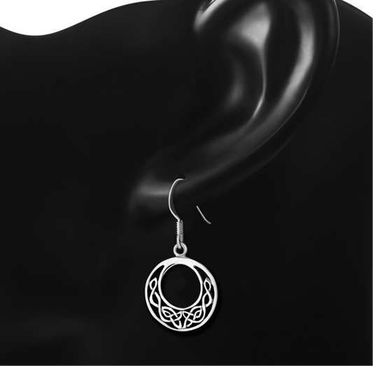 Celtic Knot sterling silver Earrings