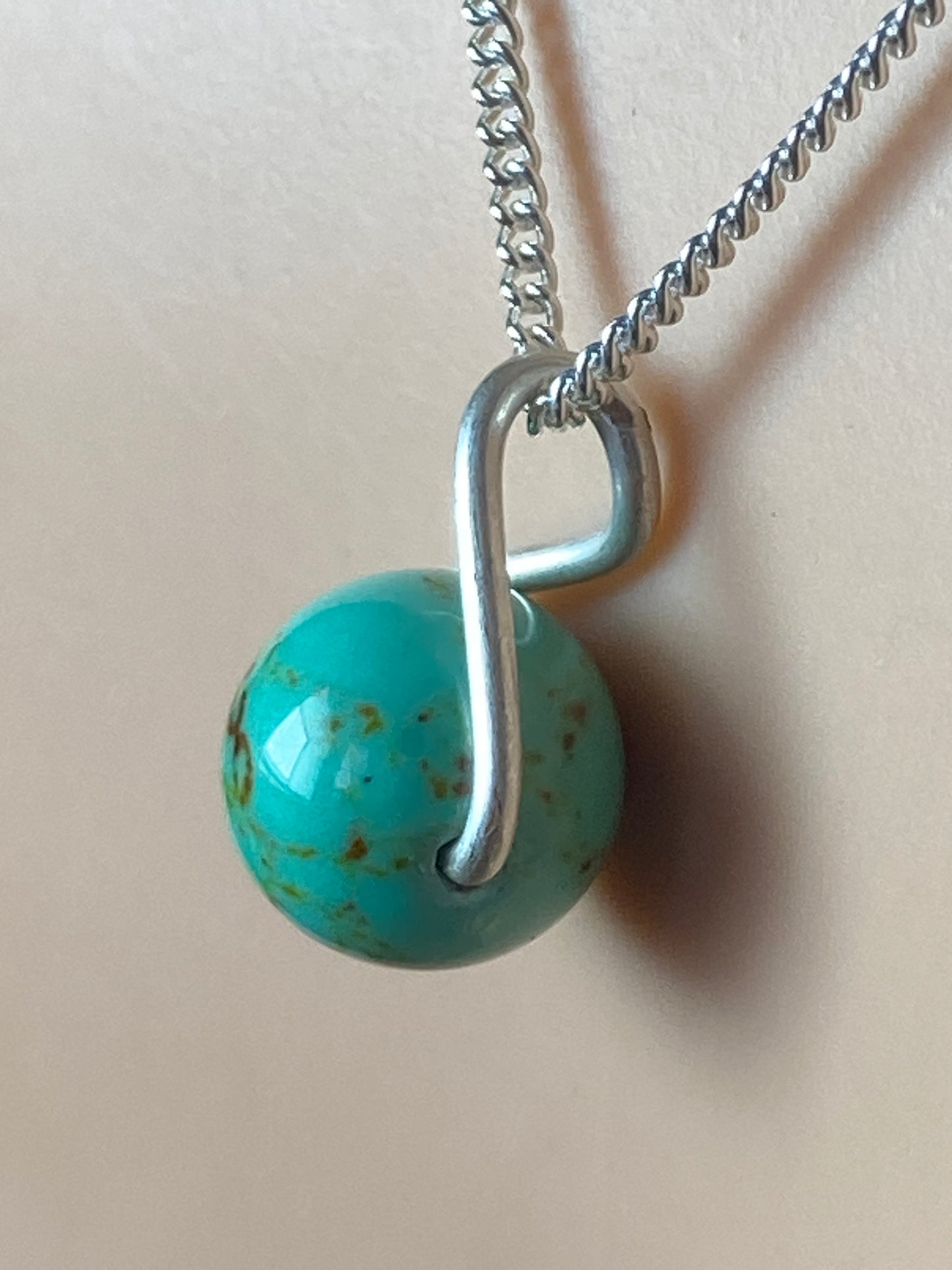 Turquoise Silver necklace