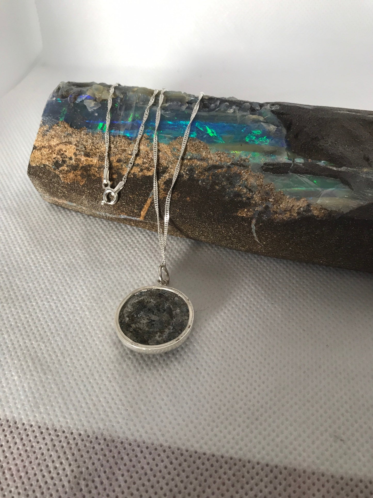 Preseli Bluestone 925 sterling silver & 18” silver chain