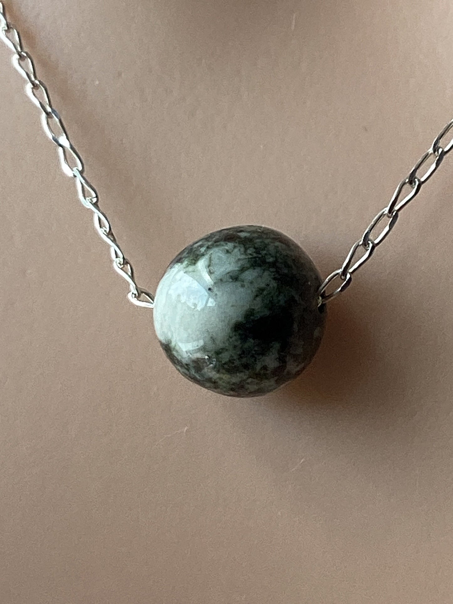 welsh Preseli Bluestone necklace