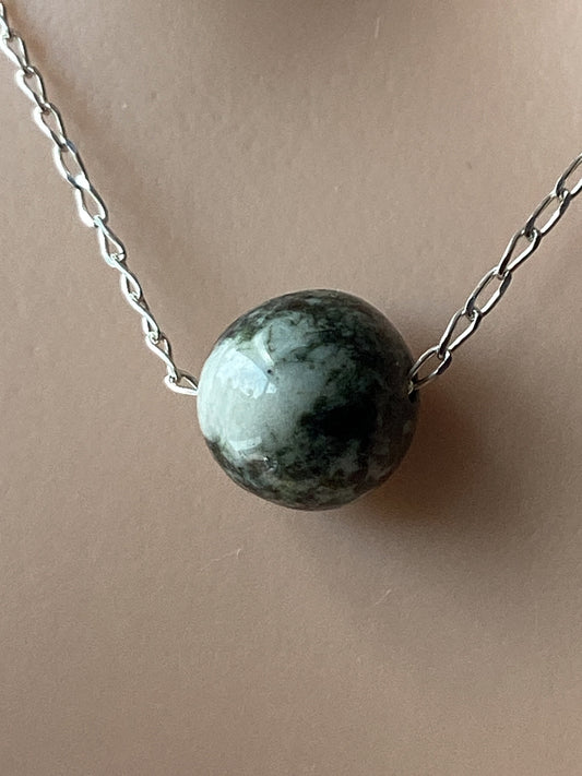welsh Preseli Bluestone necklace