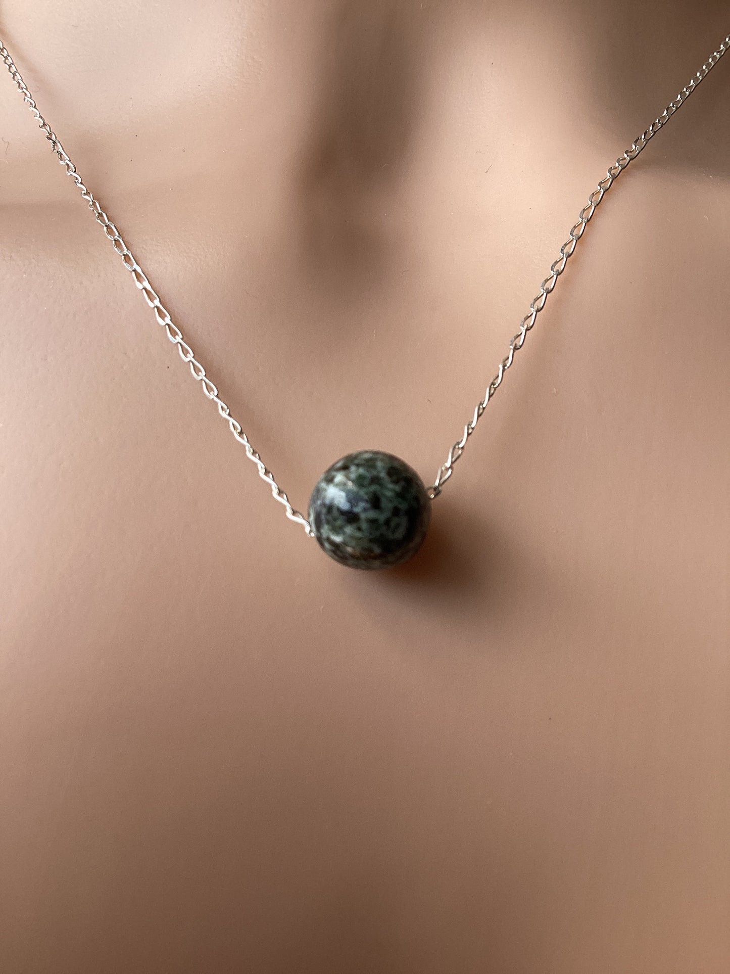 welsh Preseli Bluestone necklace