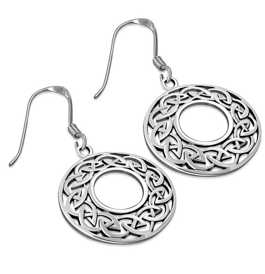 Round Celtic Knot Earrings