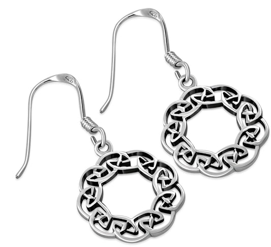 Celtic Knot sterling silver Earrings