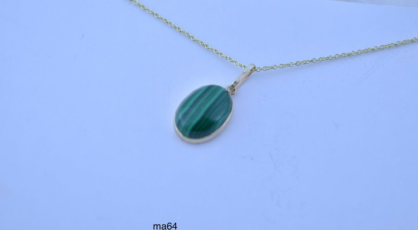 Malachite necklace
