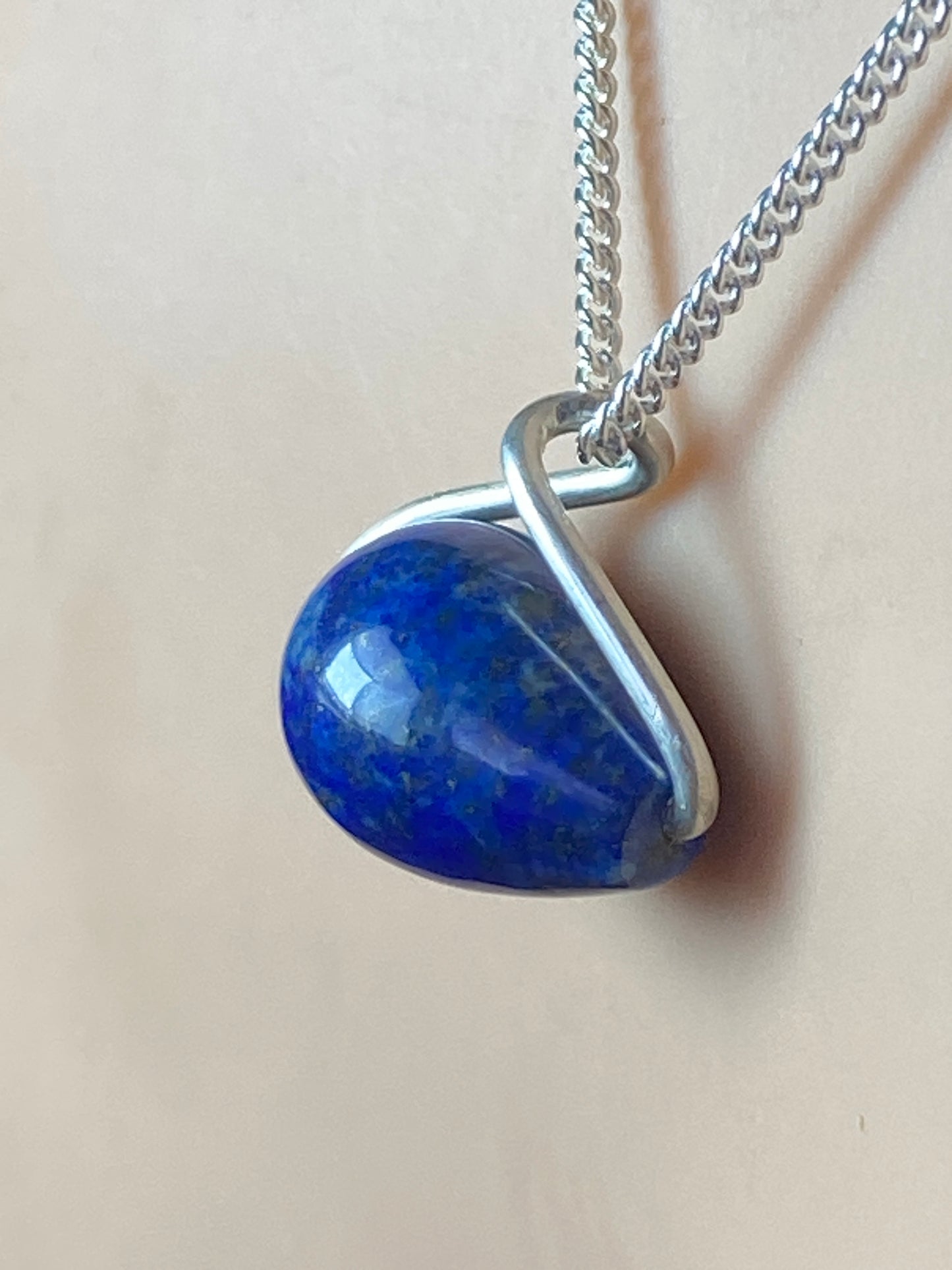 Lapis lazuli Silver necklaces