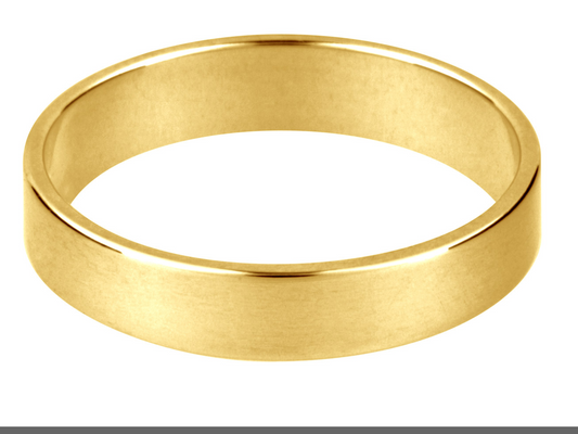 9ct Yellow Gold Court Wedding Ring