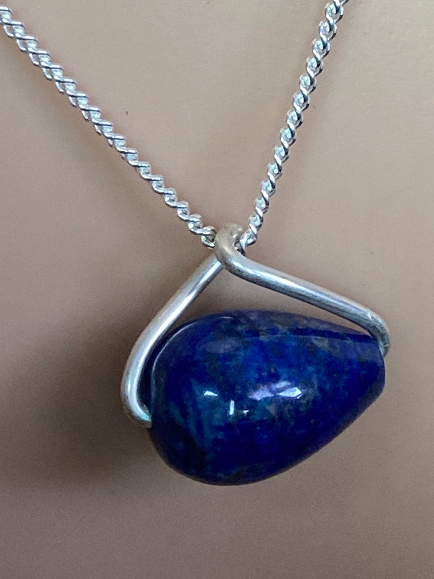 Lapis lazuli Silver necklaces