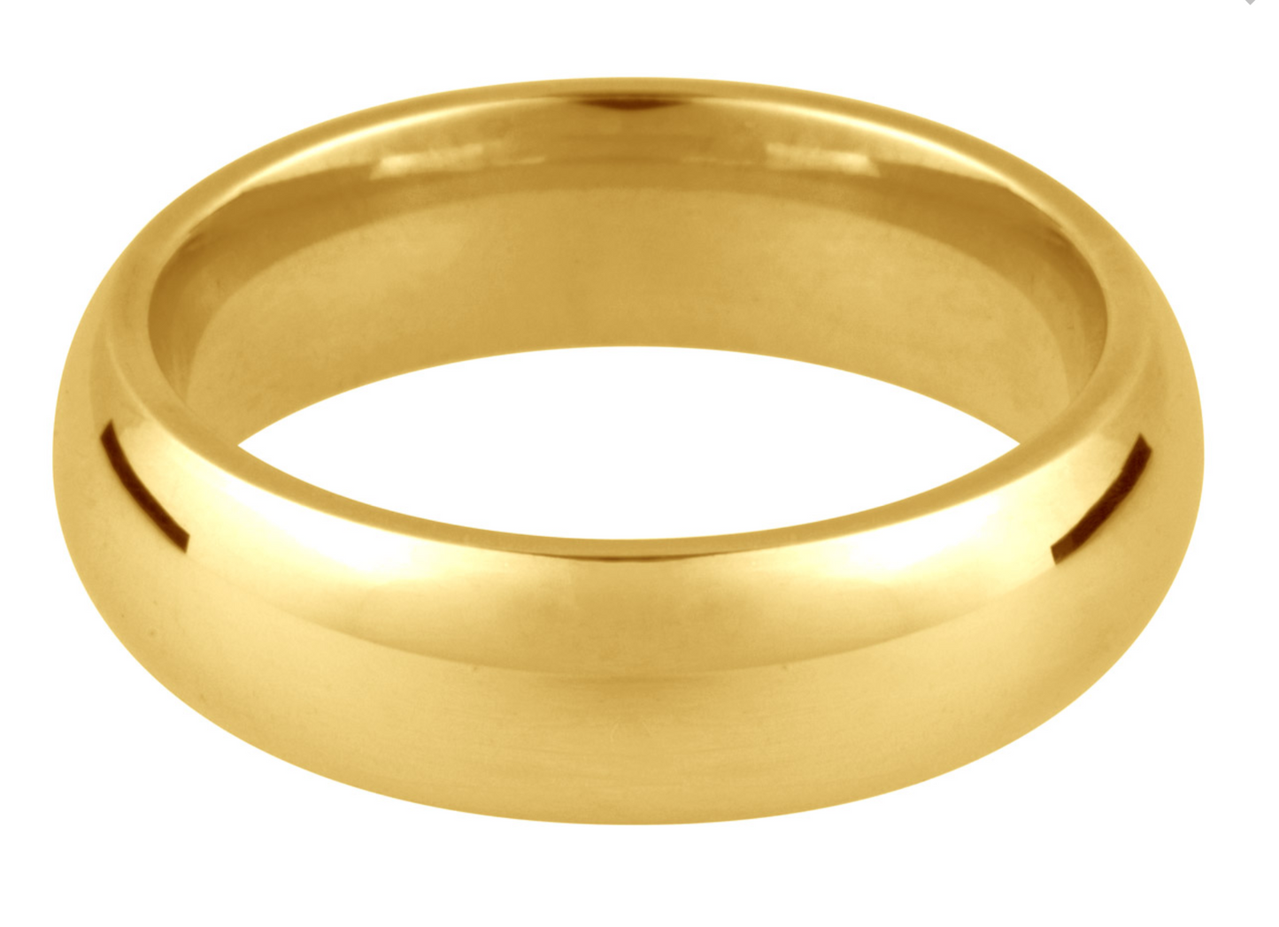 9ct Yellow Gold Court Wedding Ring