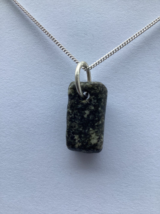 Preseli Bluestone & sterling silver necklace