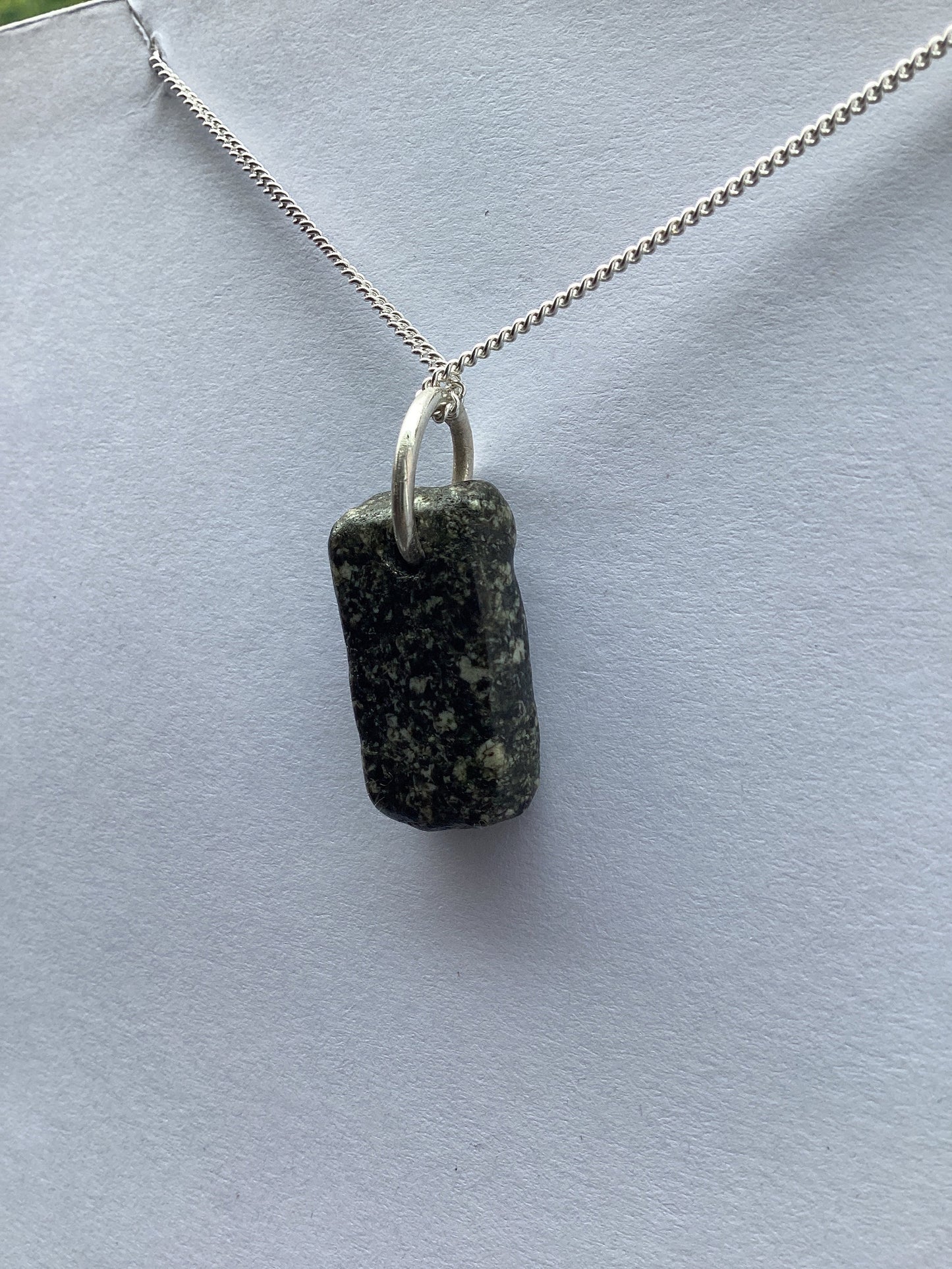 Preseli Bluestone & sterling silver necklace