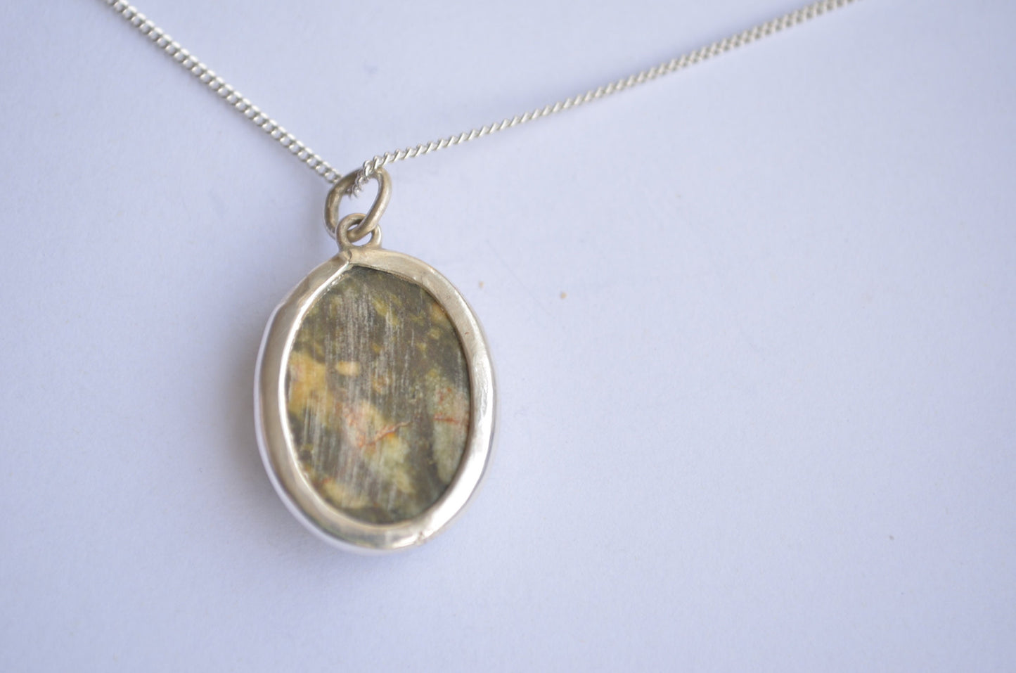Preseli Bluestone pendant and silver chain